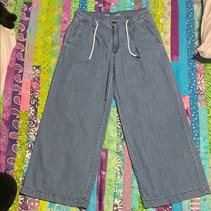 Old Navy Denim Blue Wide-Leg Pants